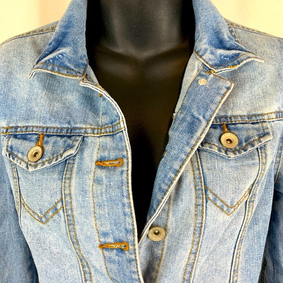 Highway Jeans faded jean jacket, size S - Picture 2 of 5